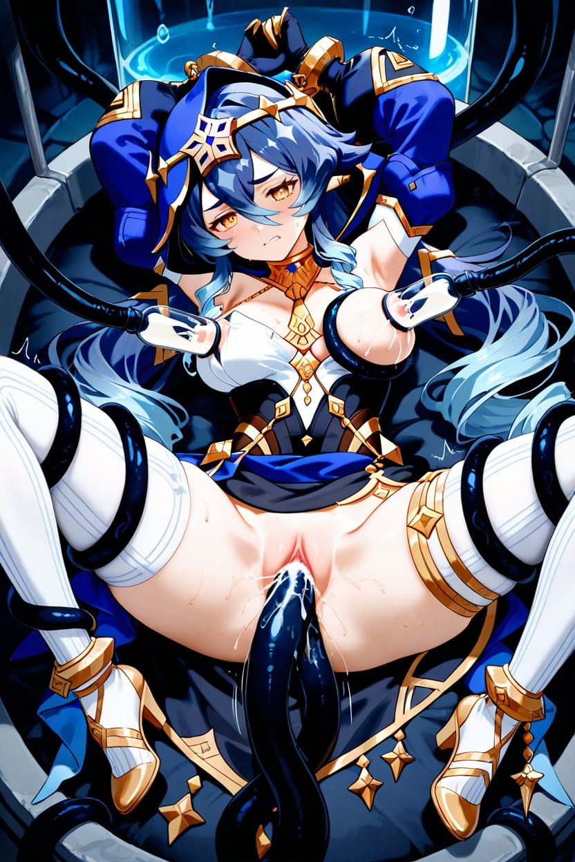 Layla From Genshin Impact, Skinny, Milking Hentai AI Porn