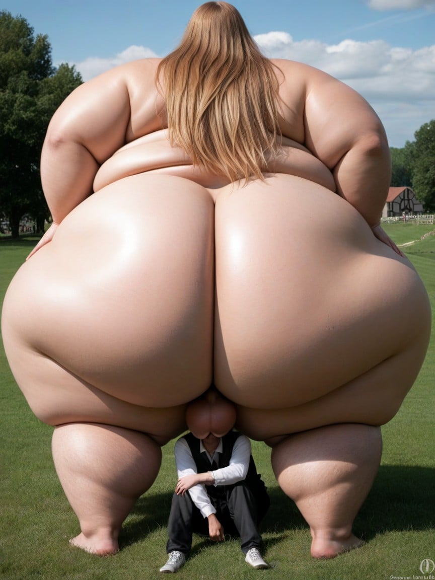 Extremely Large Ass, Gigantic Ass, Macro AI Gay Porn