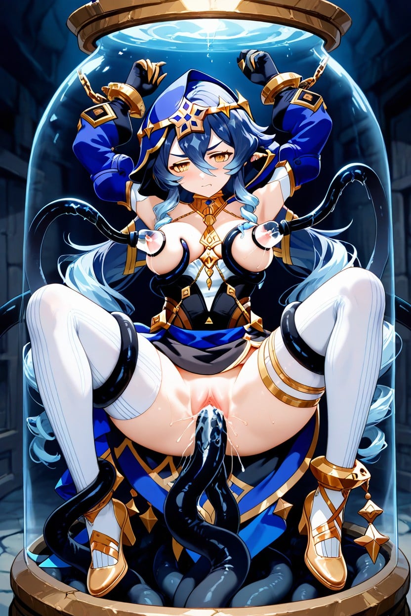 Black Tentacles Grabbing Arms, Motion Lines, Sex With Tentacles Hentai AI Porn