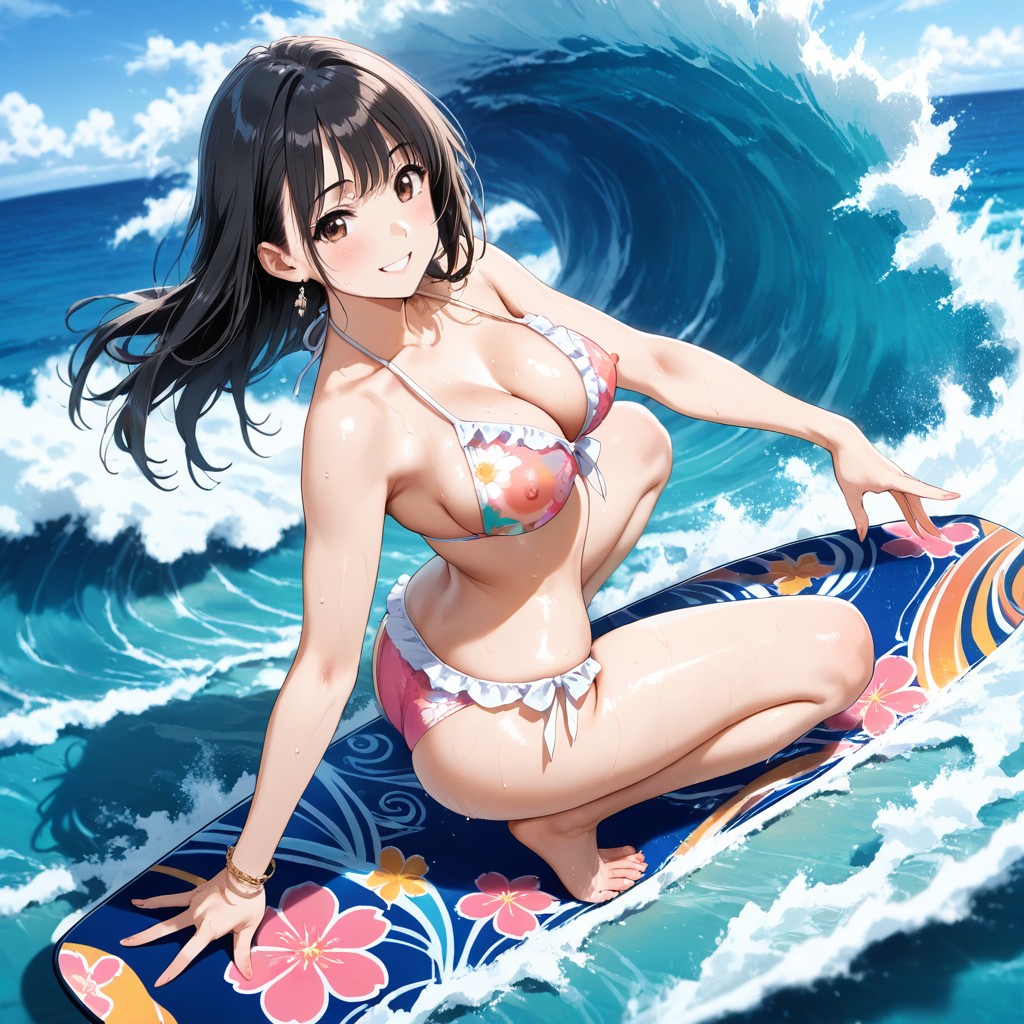 Medium Ass, Japanese, Wasp Waist Hentai AI Porn