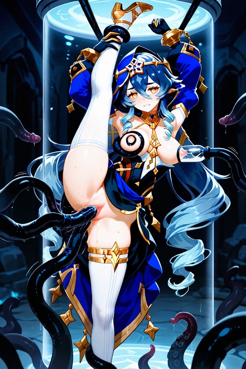Medium Ass, Golden Shoes, Motion Lines Hentai AI Porn