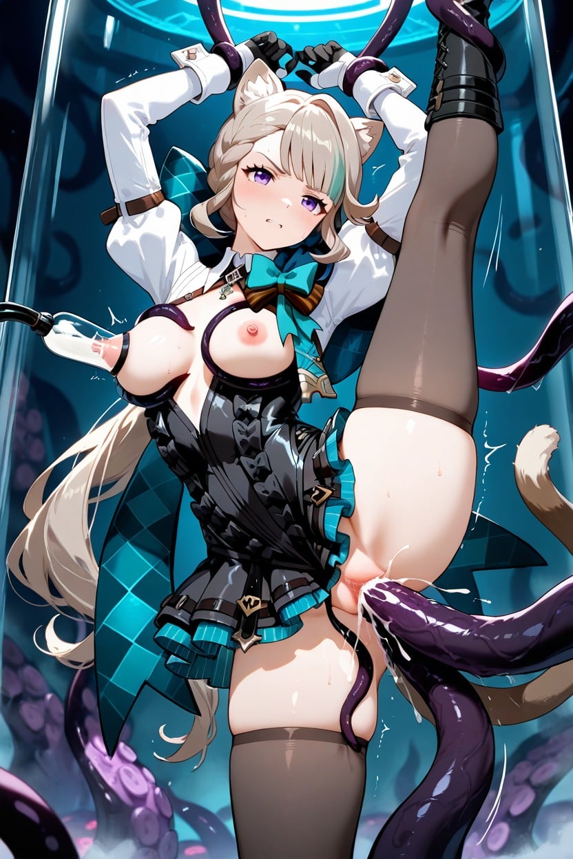 Tentacles Grabbing Breast, Orgasm, Tentacles Around Belly Hentai AI Porn