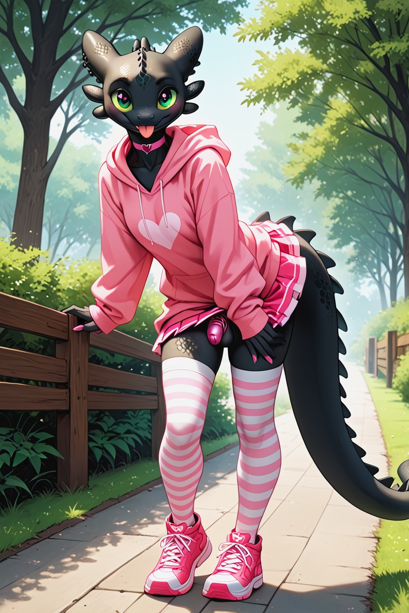 Gay, スカート, Heart Eyes ファーリーAIポルノ