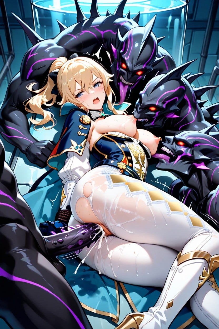 Orgasm, Black Monster, Head Tilt Hentai AI Porn