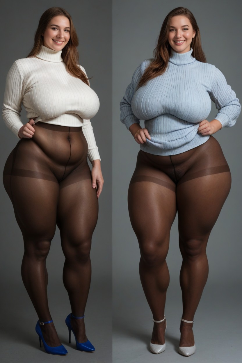 Thick Ass, Sexy Legs, Muscular Calf AI Porn