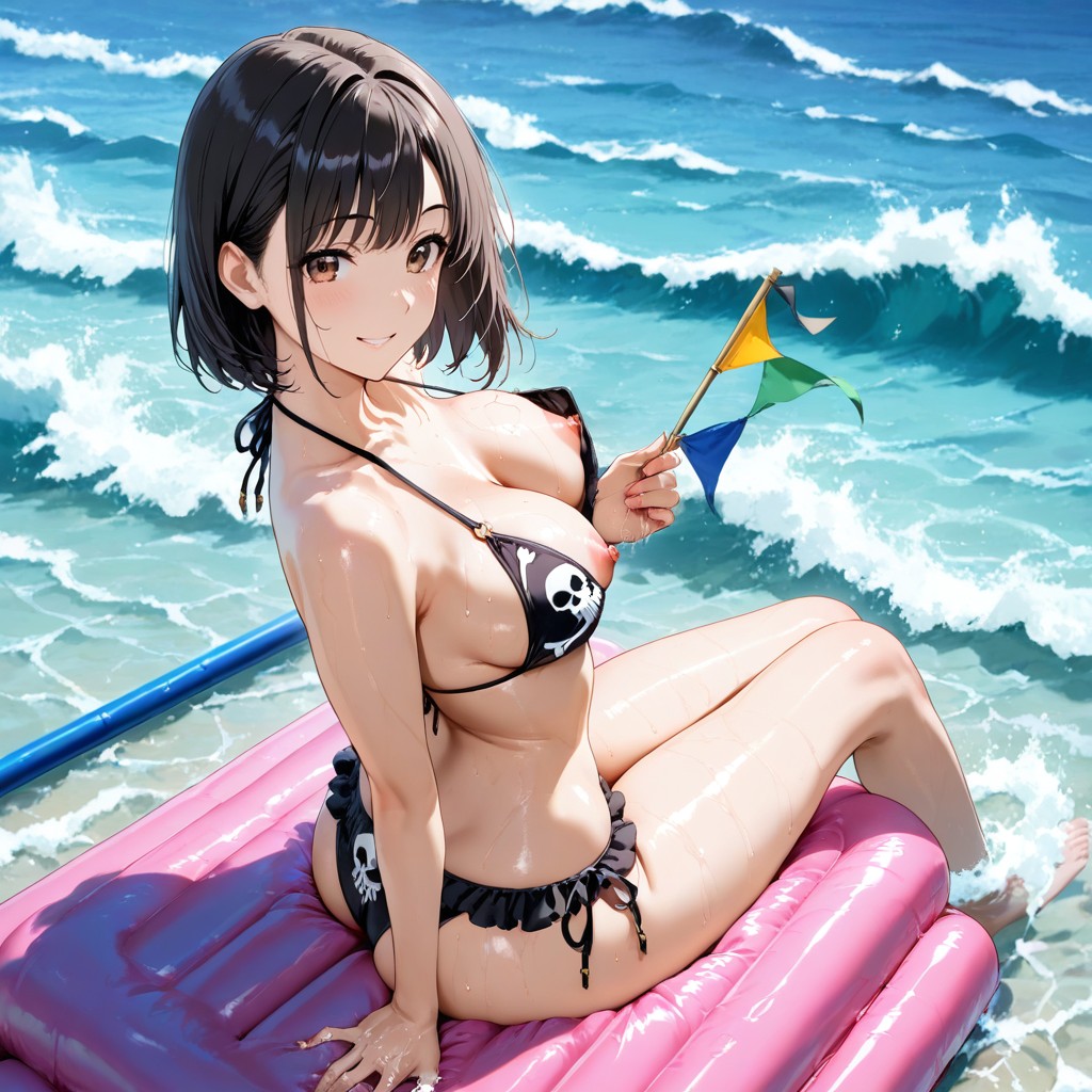 Daytime, Detailed, Rowing With Oars Hentai IA