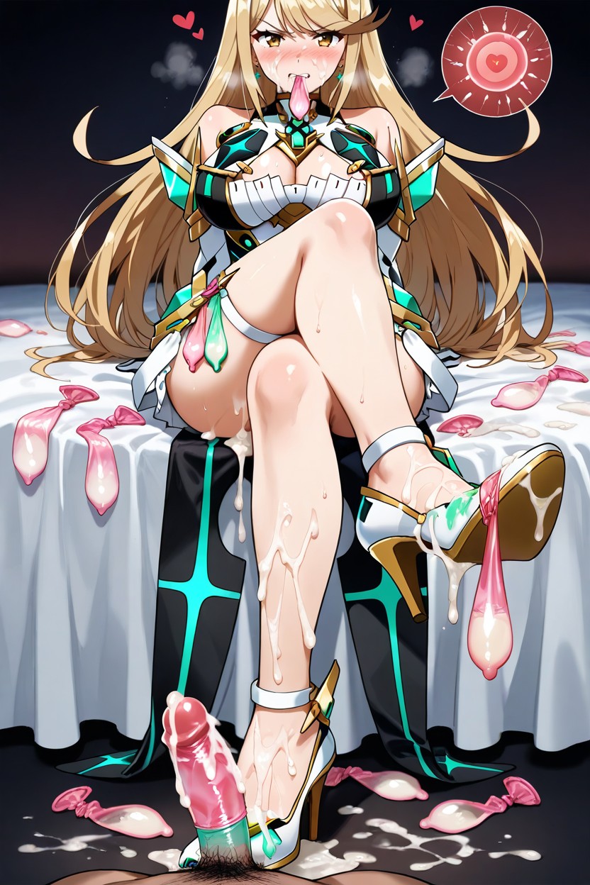 Cum On Body, Swallowing Semen, Semen Soaked High Heels Hentai IA