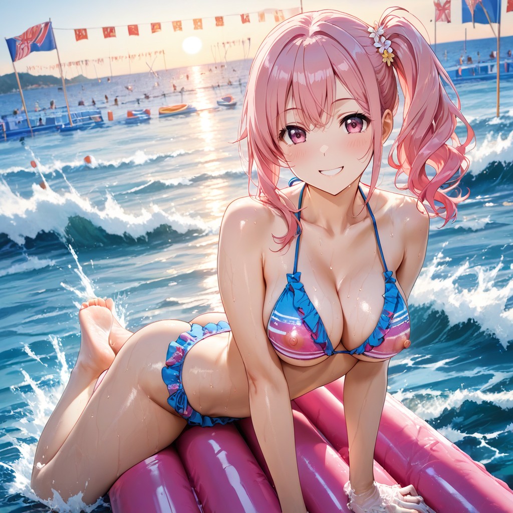 Cinematic, Side View, Rowing With Oars Hentai AI Porn