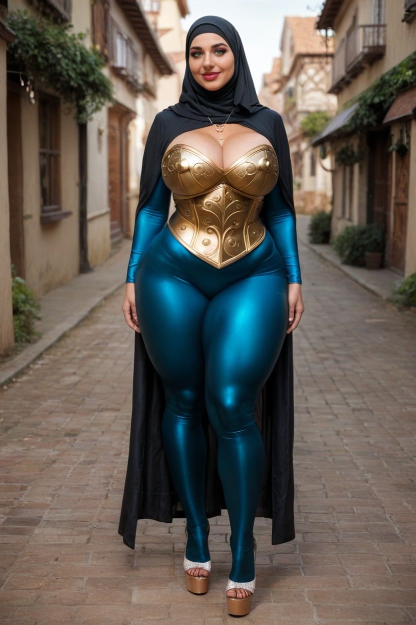 Stockings, Full Metal Armour, Almond Eye Porno IA