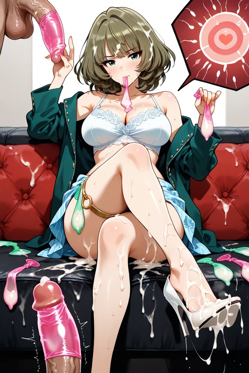 Cum On Legs, After Sex, Semen On High Heels Hentai AI Porn