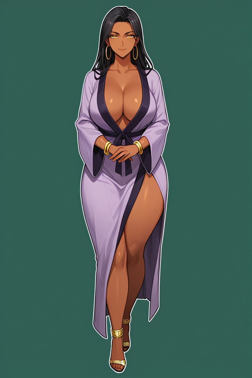 Arms Down, Looking At Viewer, Wide Hips Hentai AI Porn