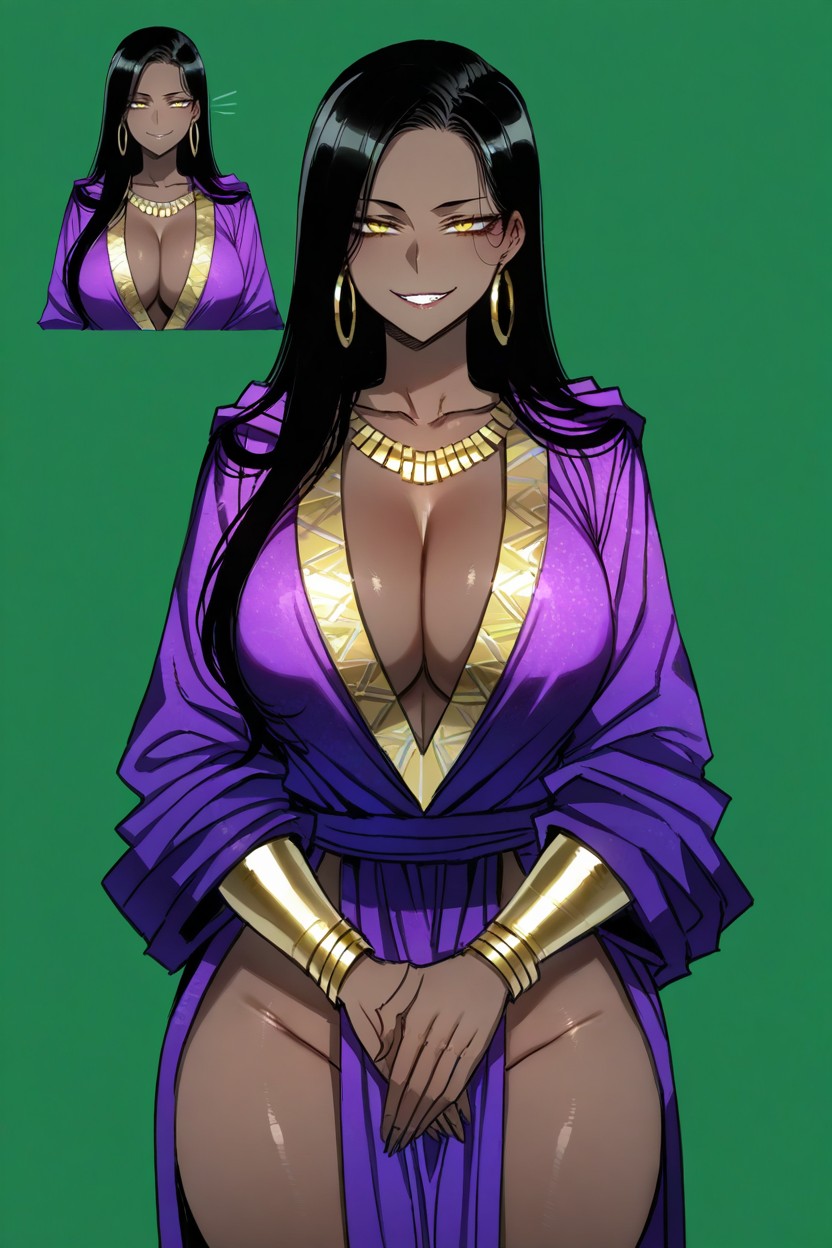 Arms Down, Standing, Amused Expression ヘンタイAIポルノ