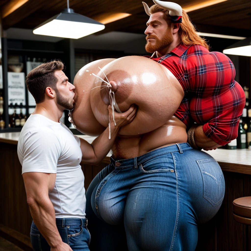 Angry, Square Jaw, Beard AI Gay Porn