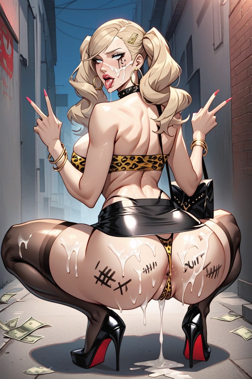 Anne Takamaki, 25+, Beautiful Anime Face AI Porn