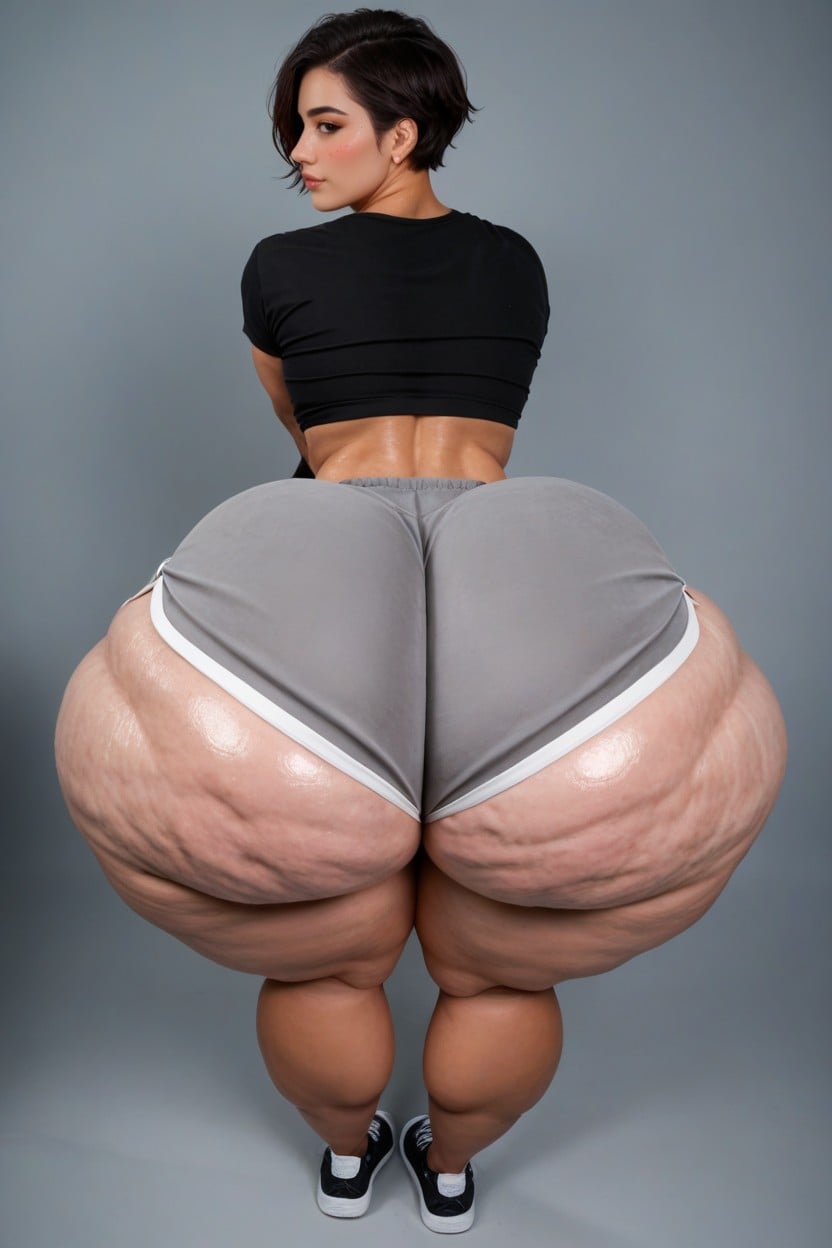 Hyper Hips, Tilt Head Back, Curvy AI Porn