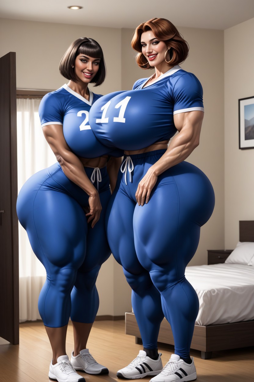 Cheerleader, Form Fitting Clothes, 25+ AI Porn