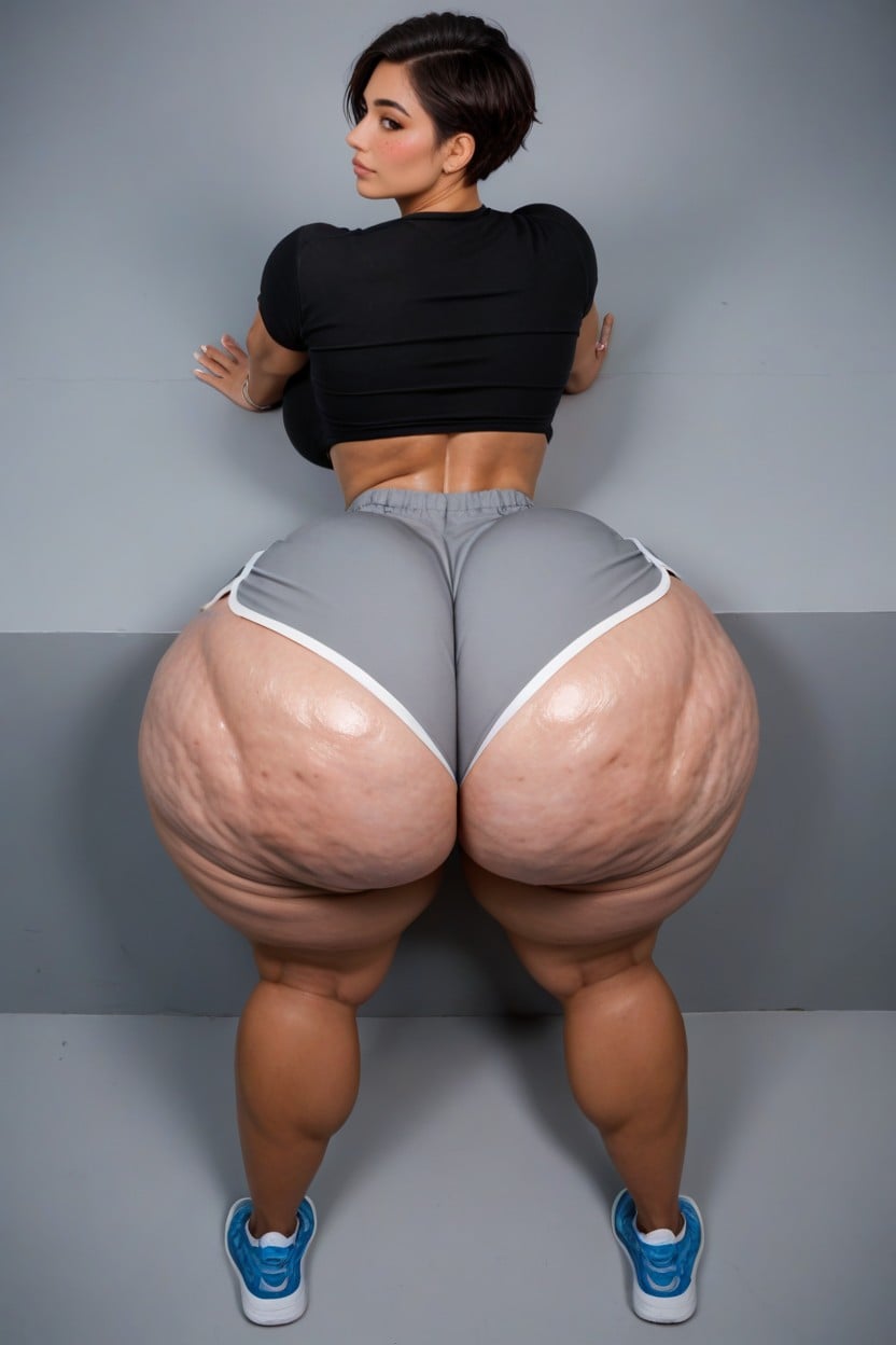 View Ultra Very High Up, Tomboy, Hyper Hips AI Porn