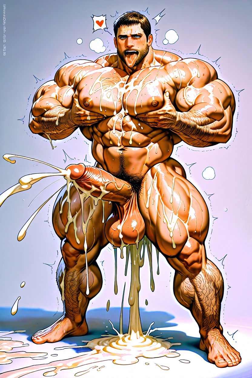 Nipples, Cock, Wet Penis AI Gay Porn