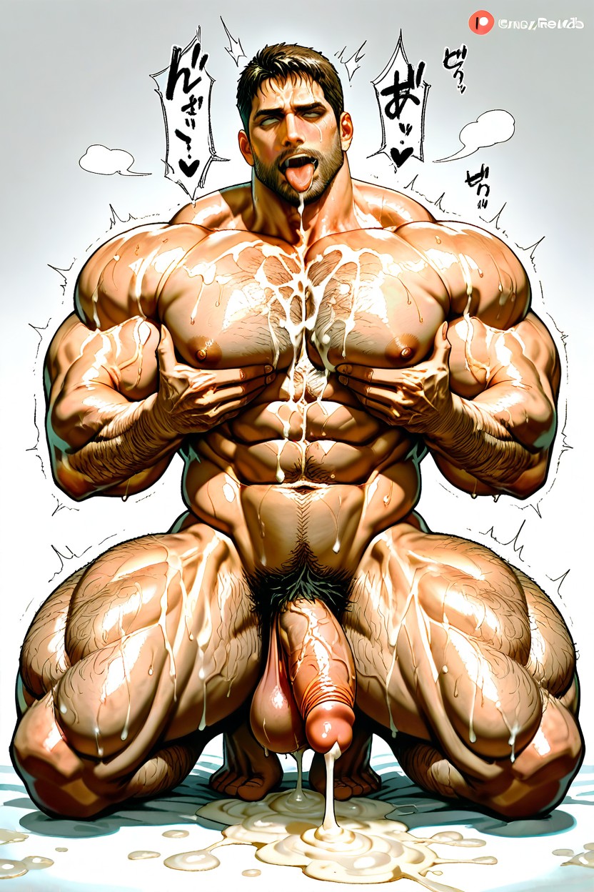 Lots Of Cum In Ass, Squeezing Breasts, Ahegao AI Gay Porn