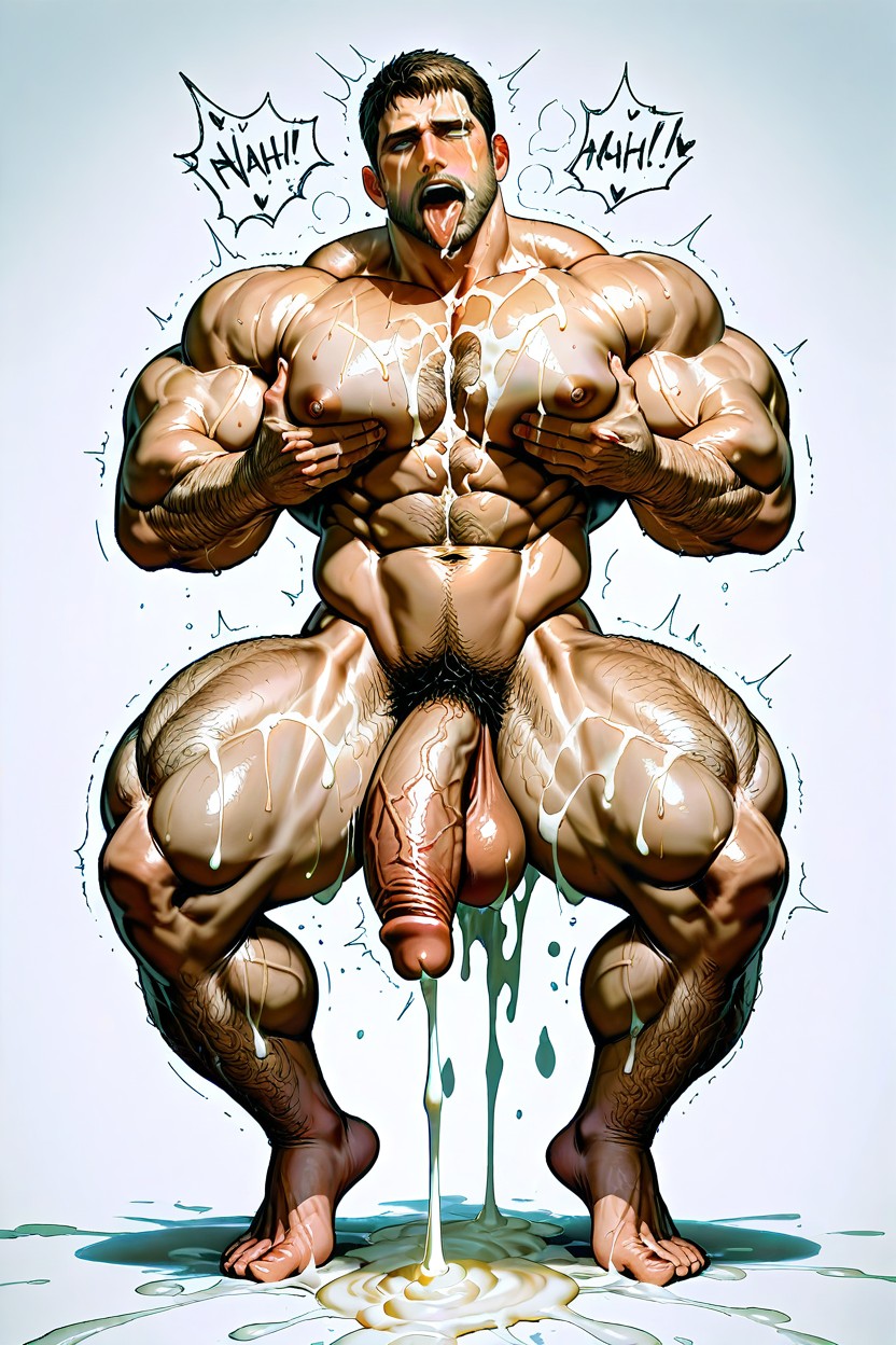 Pecs, Bulky, Abs AI Gay Porn