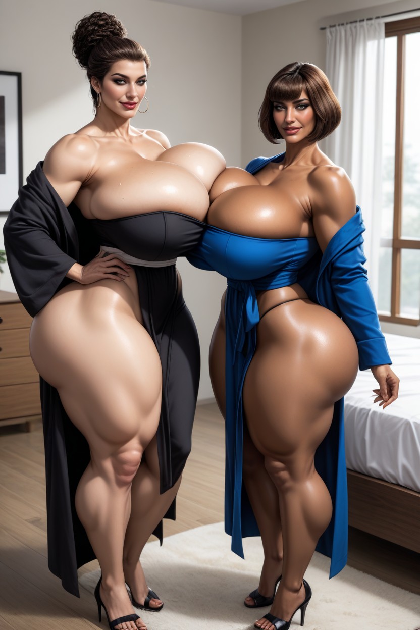 Lana Kane From Archer, Bangs, Natural Sagging Breasts AI Porn