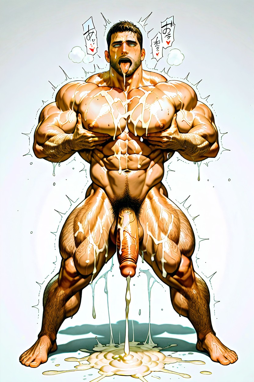 Trembling, Nipples, Excessive Cum AI Gay Porn