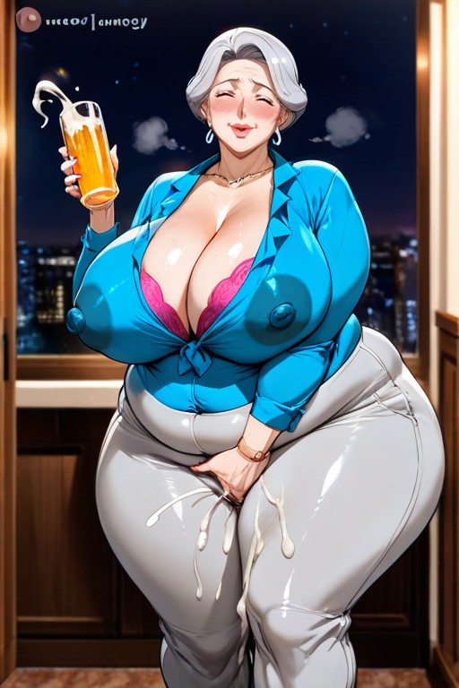 Femdom, Naked Dipper Pines, Taller Female AI Porn