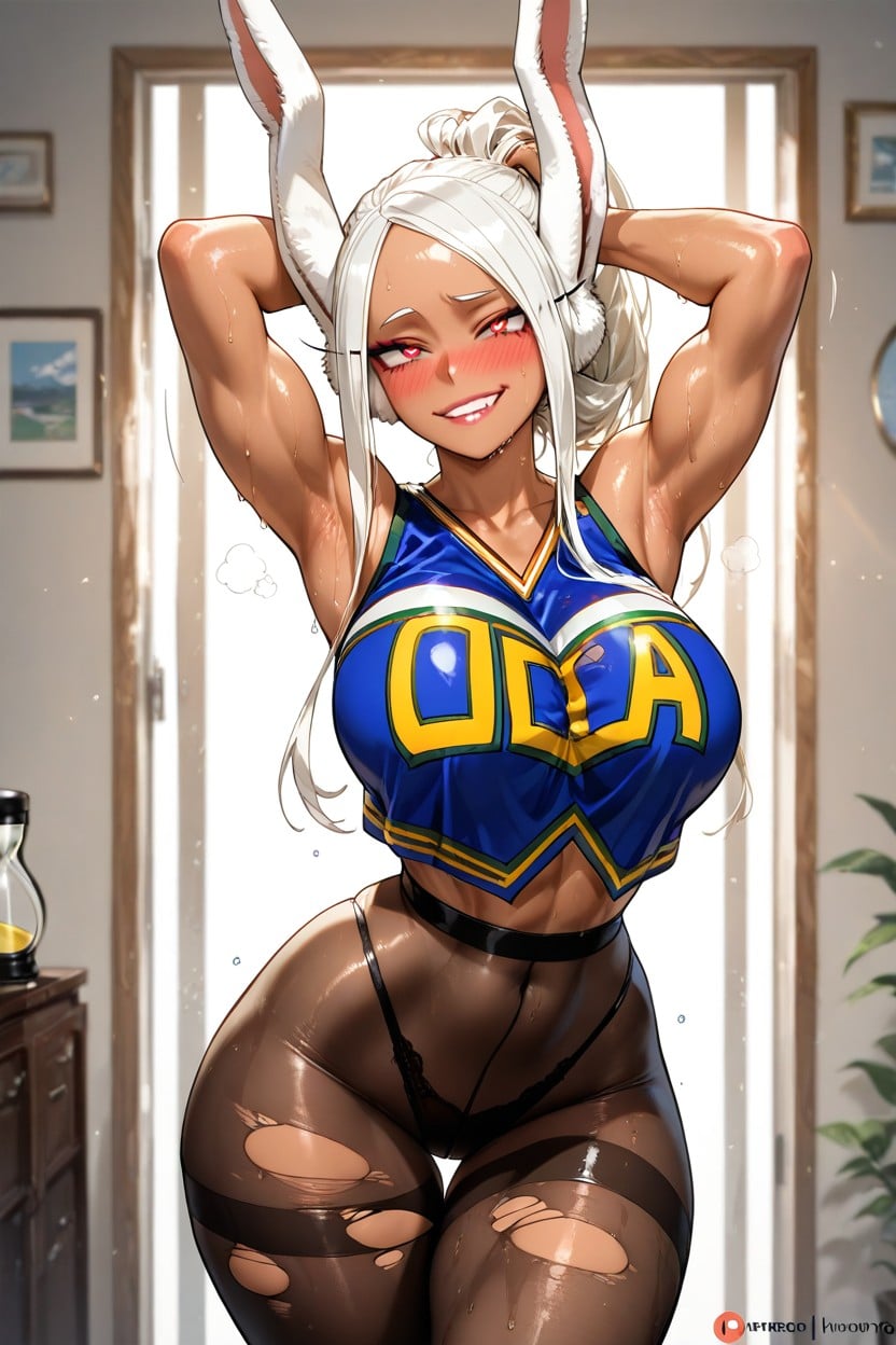 Nude, Tits Out, Bigger Female Hentai AI Porn