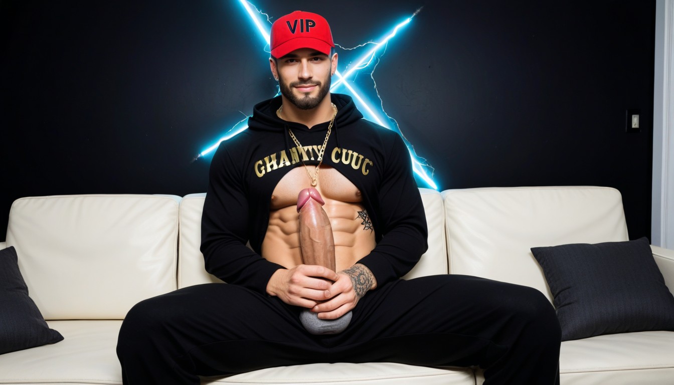 Darkness, Cosplay, Dark Dominant Look AI Gay Porn