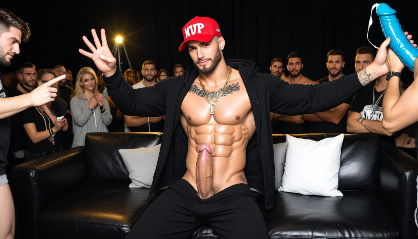 Dark Dominant Look, Huge Thick Vibrating Bbc Cock Looks Like Dildo, Lightning Tattoos AI Gay Porn