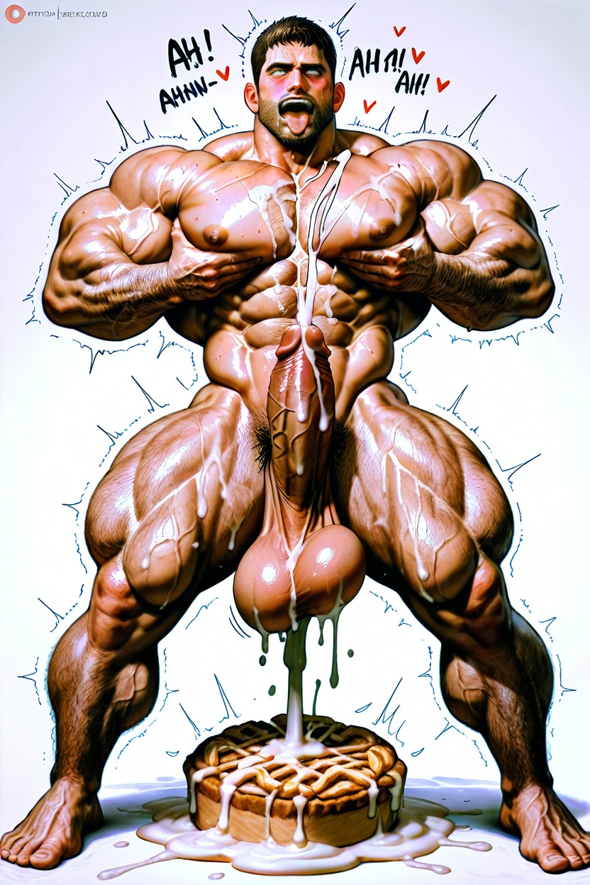 Penis, Leaking Precum From Cock, Excessive Cum AI Gay Porn