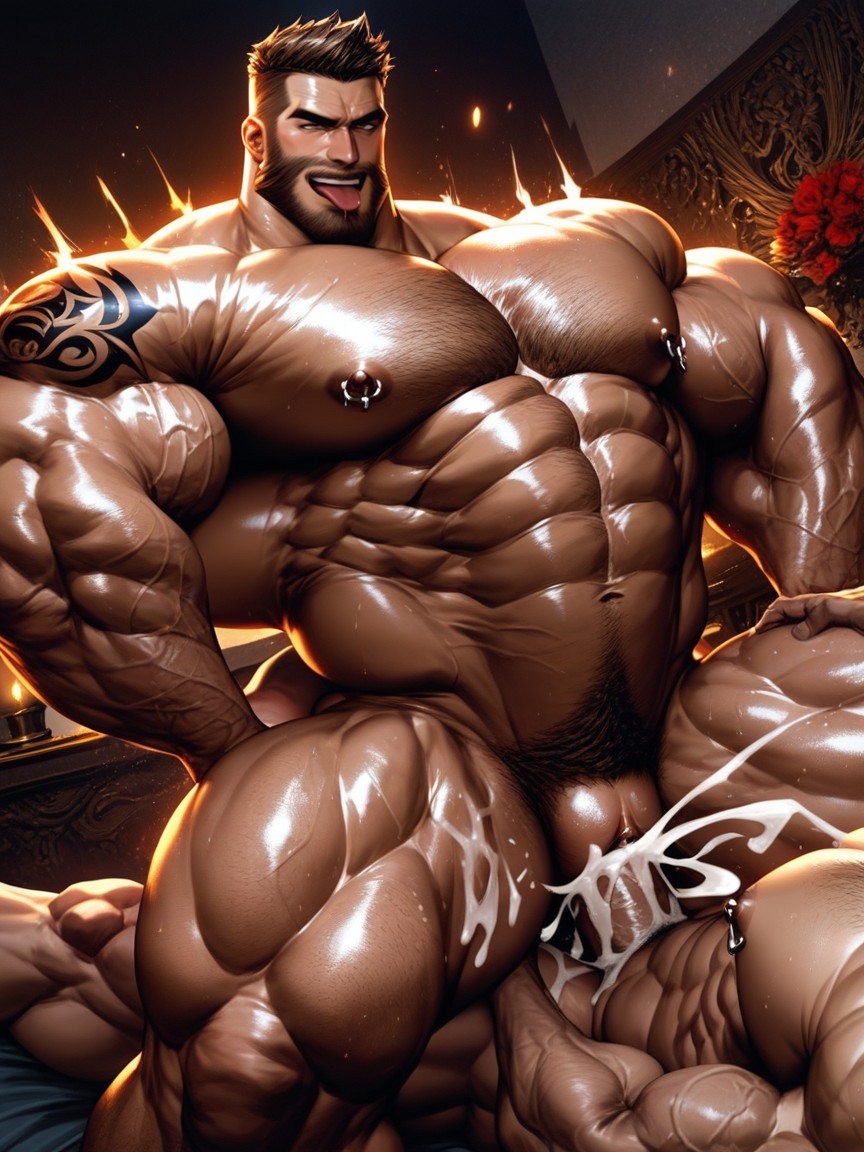 Big Body, Thick Body, Midlife Bottom AI Gay Porn