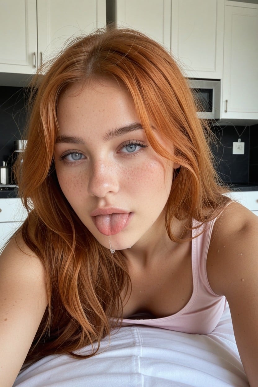 Small Breasts, Arched Back, Focus On Sexy Waist AI Porn