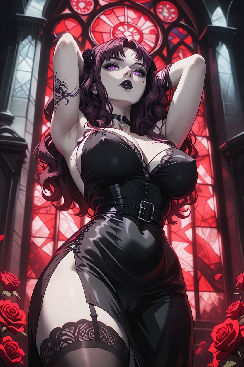 Ultra Detailed, Fit Dress, Massive Thighs ヘンタイAIポルノ