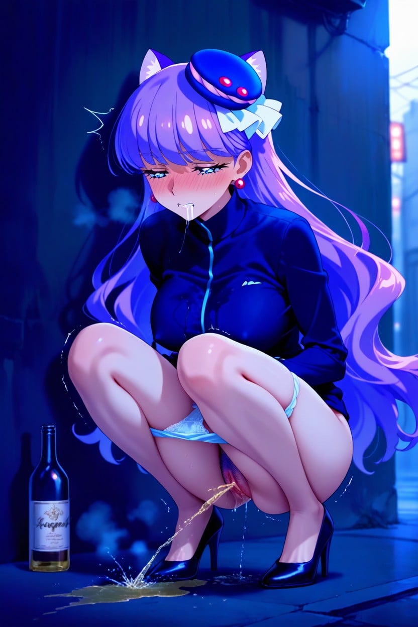 Red Face, Closed Vagina, Blush Hentai AI Porn