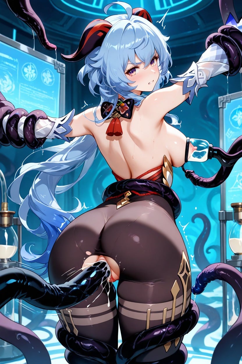 Tentacles Around Belly, Tentacle Milking Breast, Milking Hentai IA