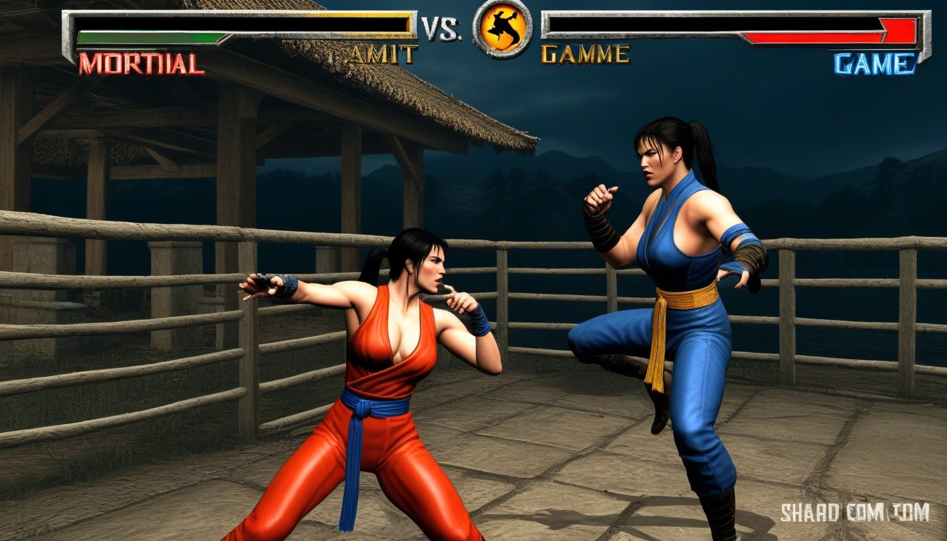 Classic Mortal Combat Game, Sonya Vs Scorpion From Mortal Combat, Create Screenshot From Classic Mortal Combat Game AI Porn