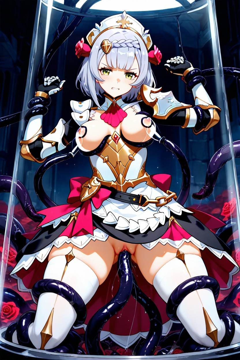 Milking, Noelle From Genshin Impact, Exposed Pussy Hentai IA