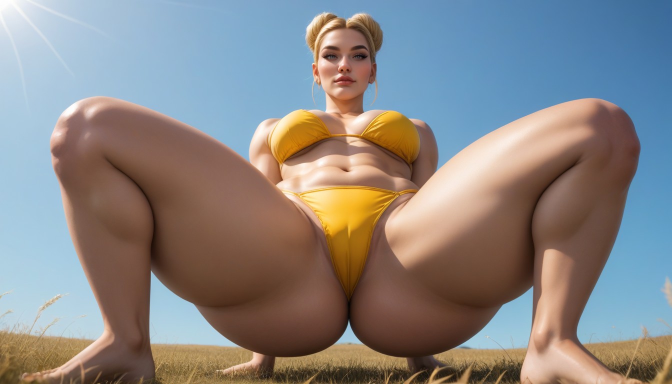Bottom Up, Pov Facesitting, Skinny AI Porn