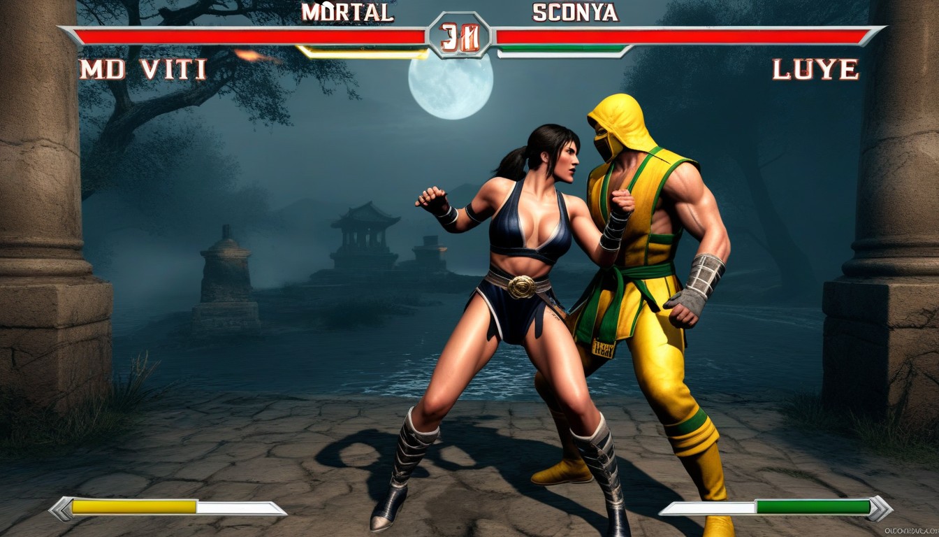 Create Screenshot From Classic Mortal Combat Game, Original Mortal Combat Game, Classic Mortal Combat Game AI Porn