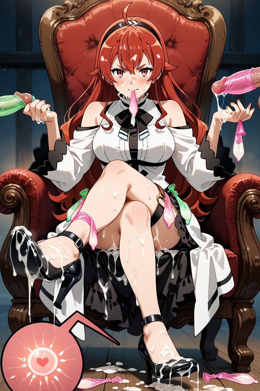 Cum On Legs, After Sex, Condom Porno IA Hentai