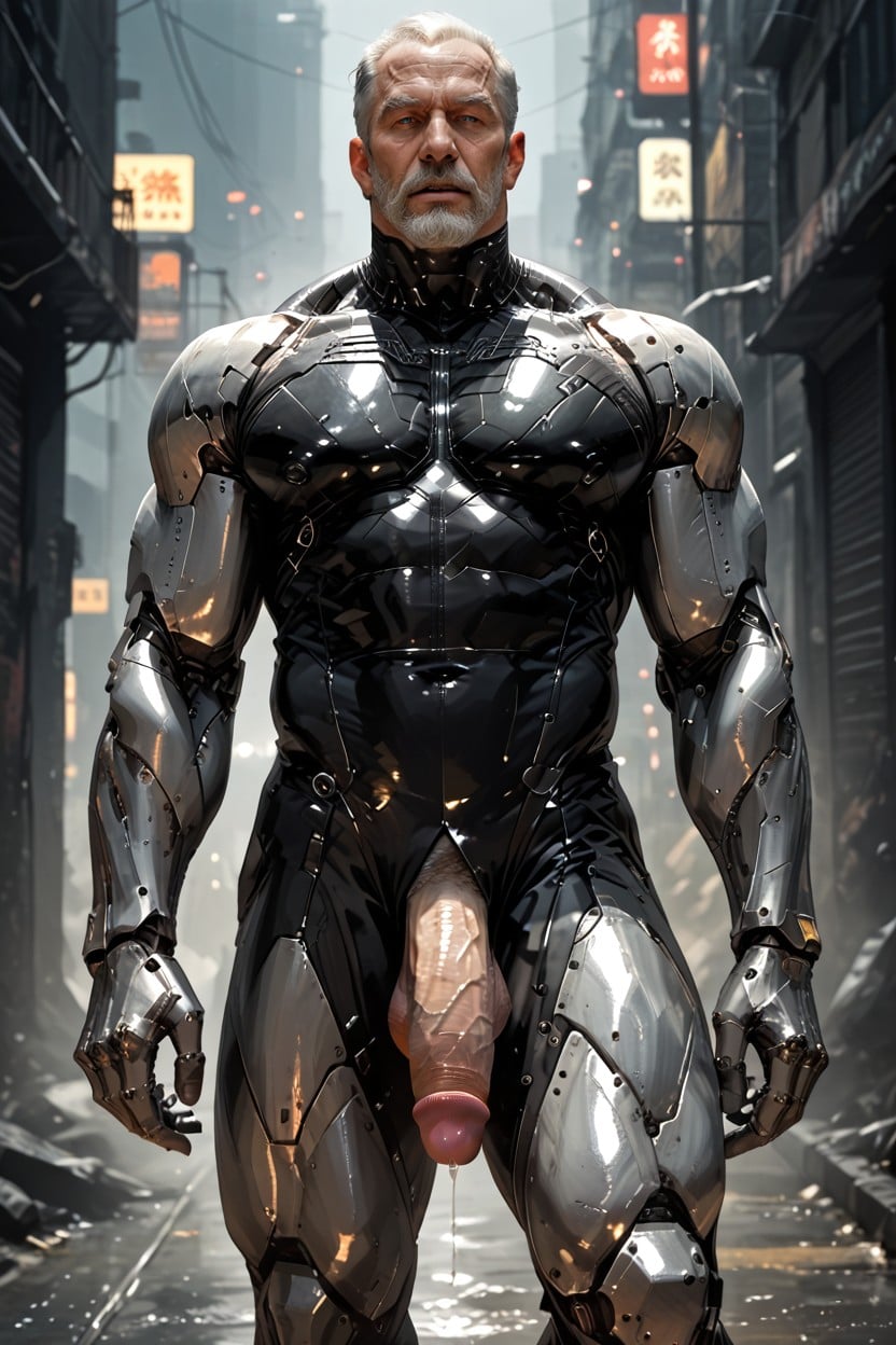 Hunk, From The Video Game Deus Ex, Blushing AI Gay Porn