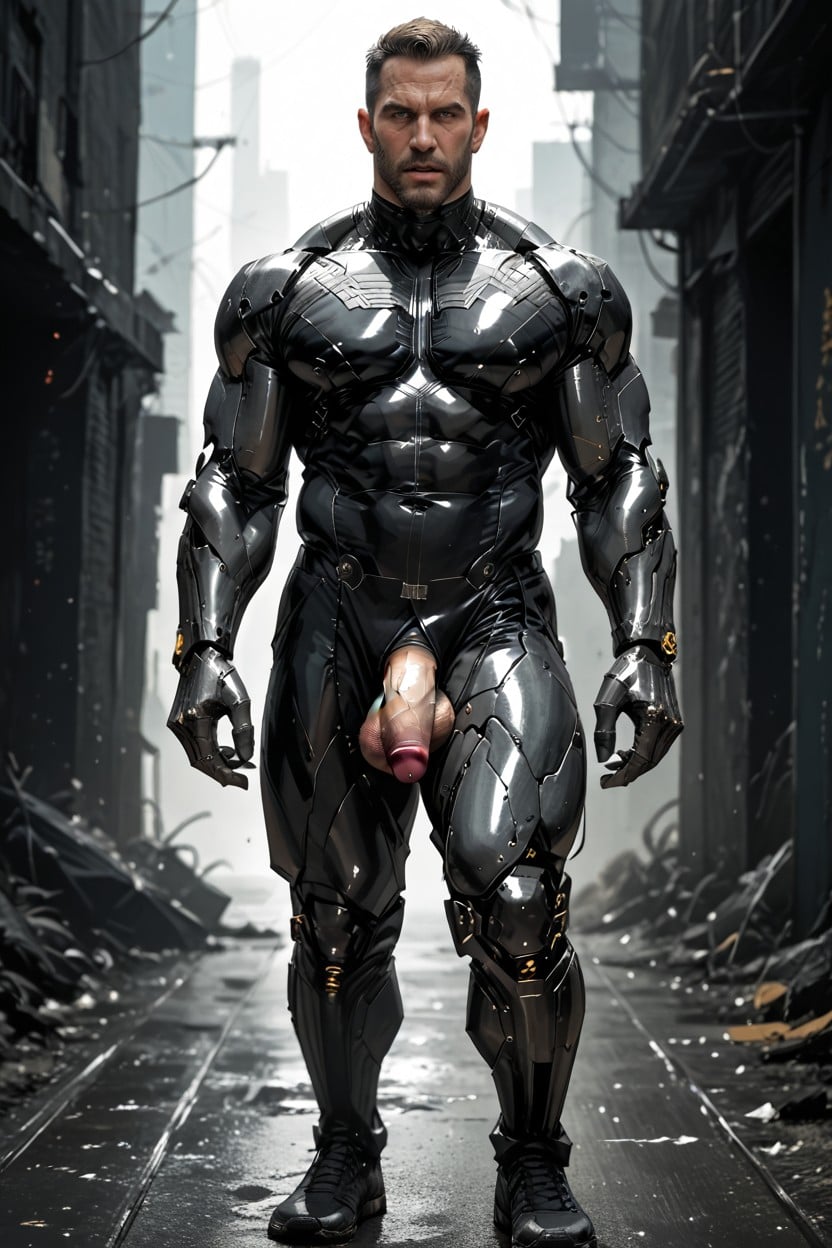 Fat Cock, 1 Person, Half Human AI Gay Porn