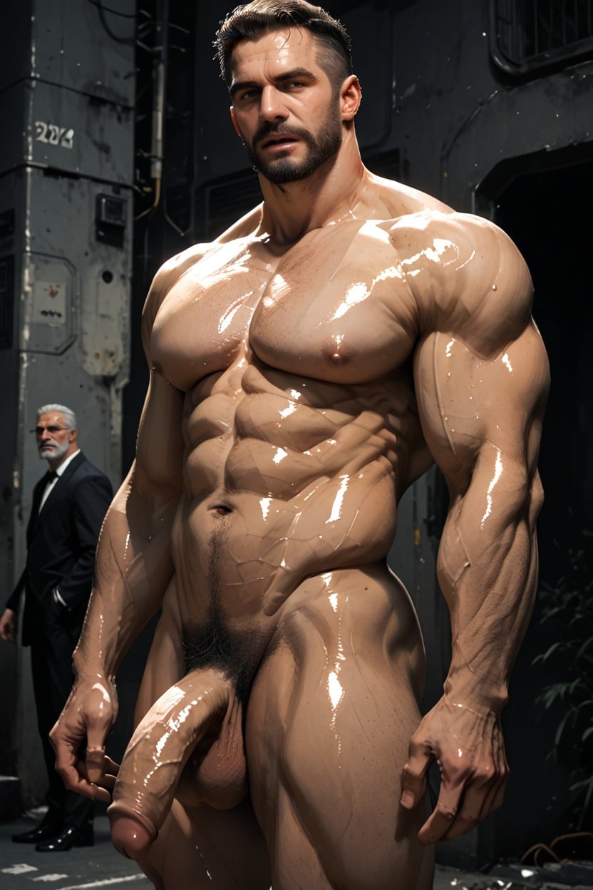 Standing, Flaccid Cock, 30+ AI Gay Porn
