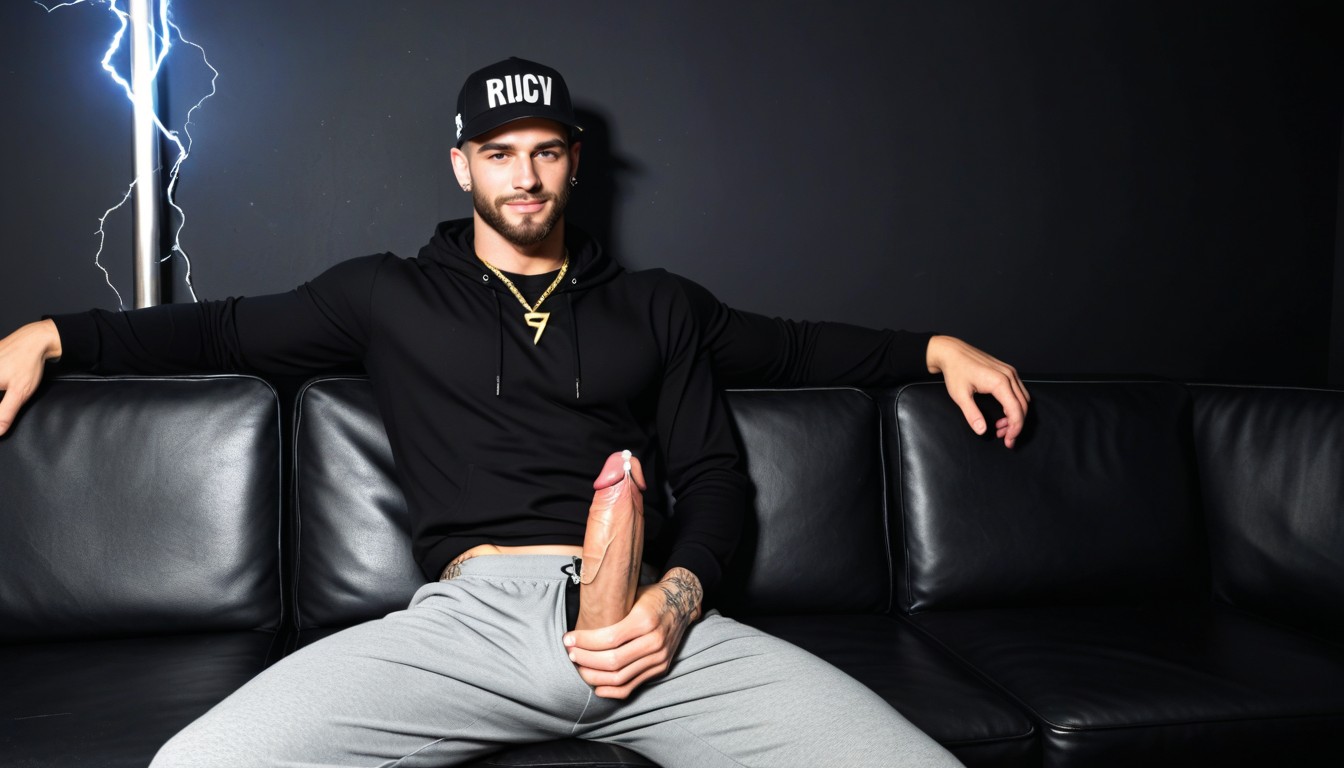Precum Dripping, Strings Of Clear Precum, Mind Control Powers AI Gay Porn