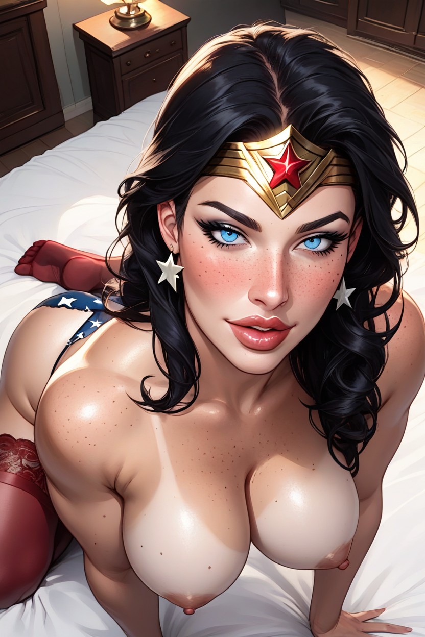 Pornstar, Caliente, Gorgeus Voluptuos Body Oiled Sweaty Tanned Line Porno IA