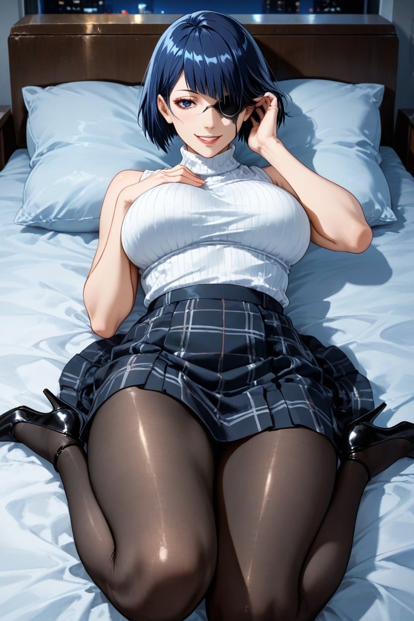 Straightened Hair, Attack Of Titans, Touching Face Hentai AI Porn