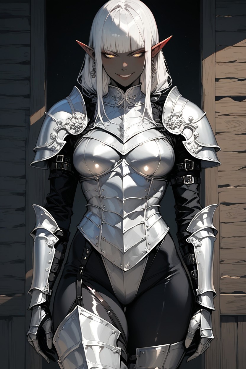Dark Elves, Ultra-detailed, Earrings Hentai AI Porn