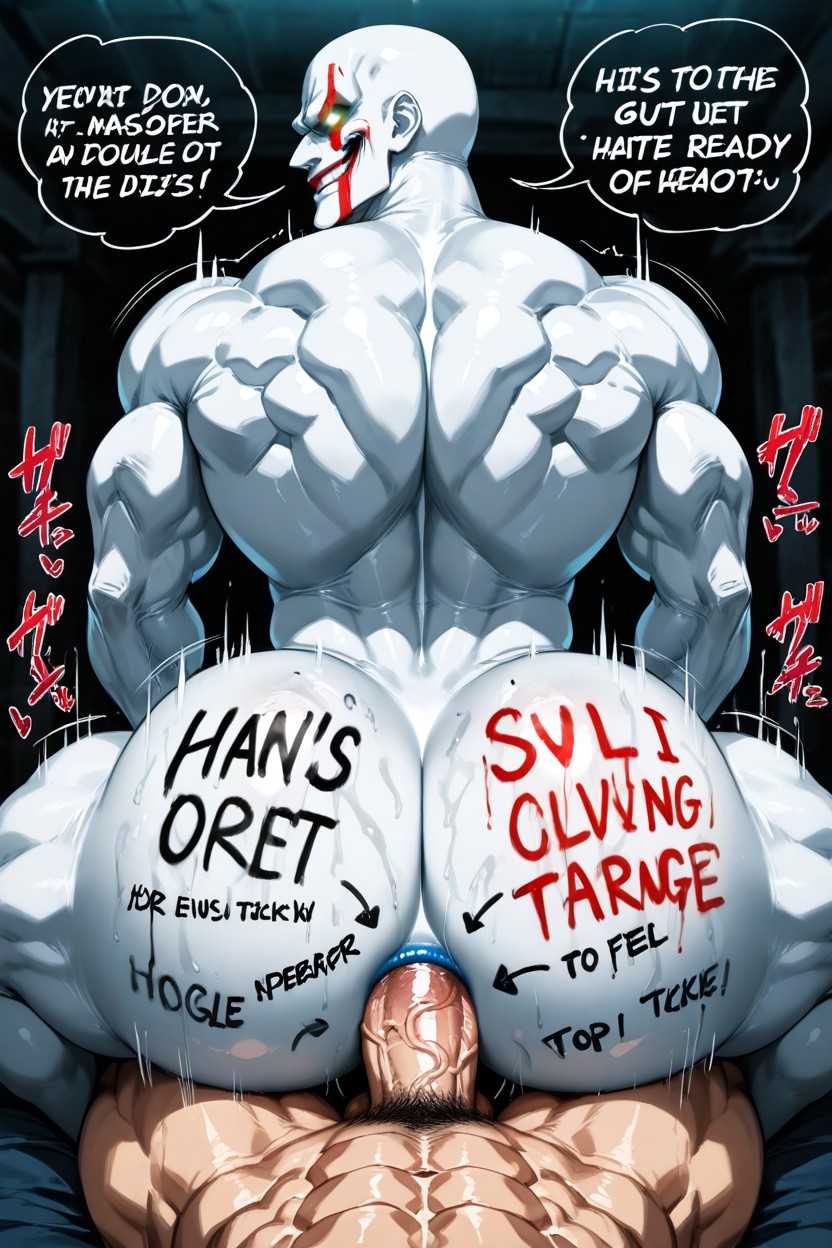 Bottoms Hole Is A Deadly Funhouse Inside With Different Milking Parts, Bottom Looks Evil, Extremely Large Ass AI Gay Porn