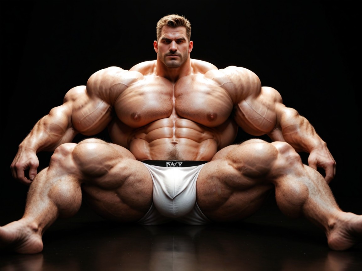 Dynamic Pose, Dramatic Studio Lighting, Huge Pecs AI Gay Porn